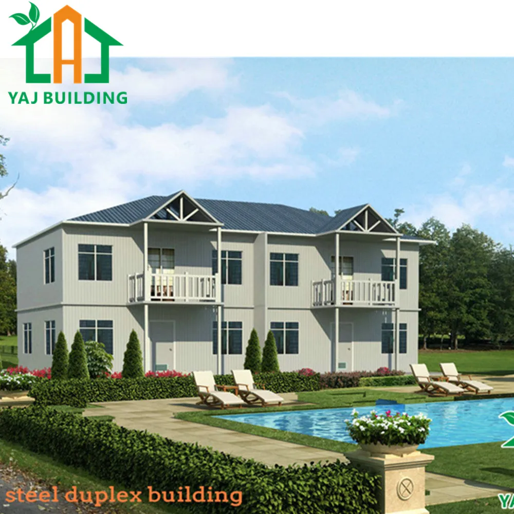 Factory Custom Prefabricated AAC Wall Panel Residential House Travel Hotel Garden Cabin Cottage Home Worker Camp House