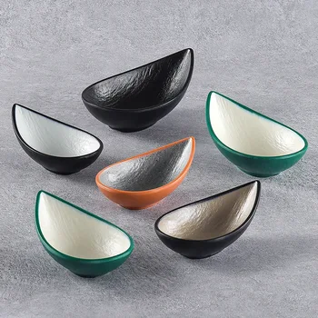 Customized Melamine Sauce Dessert Bowl for Hotels Restaurants Small Commercial Hot Pot Caviar Dish Restaurant Special Tableware