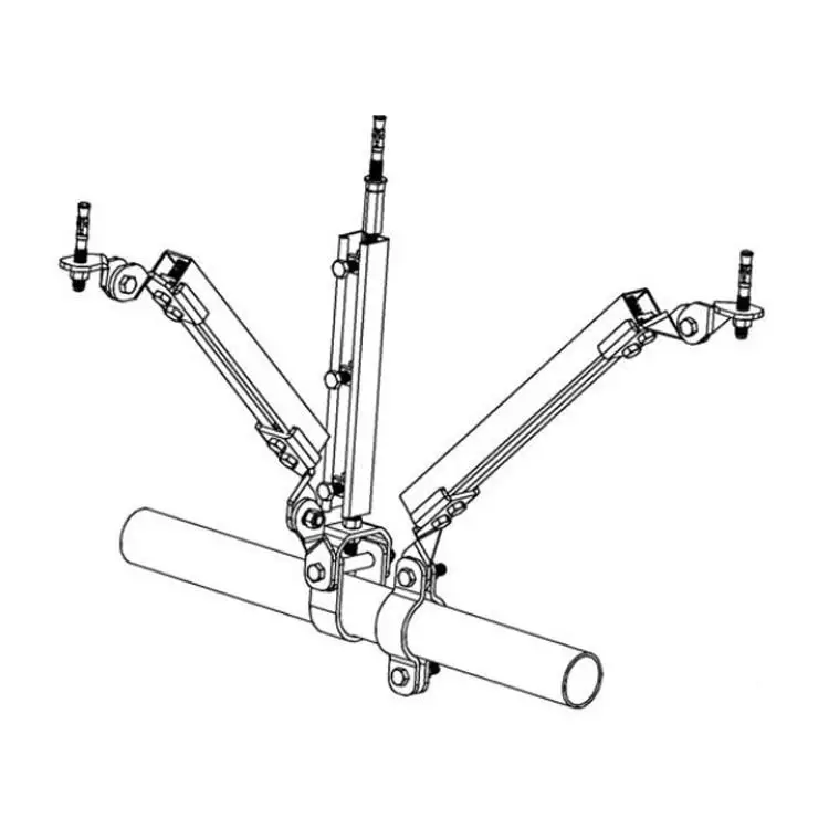 Регулируемая сейсмическая система крепления для подвешивания труб