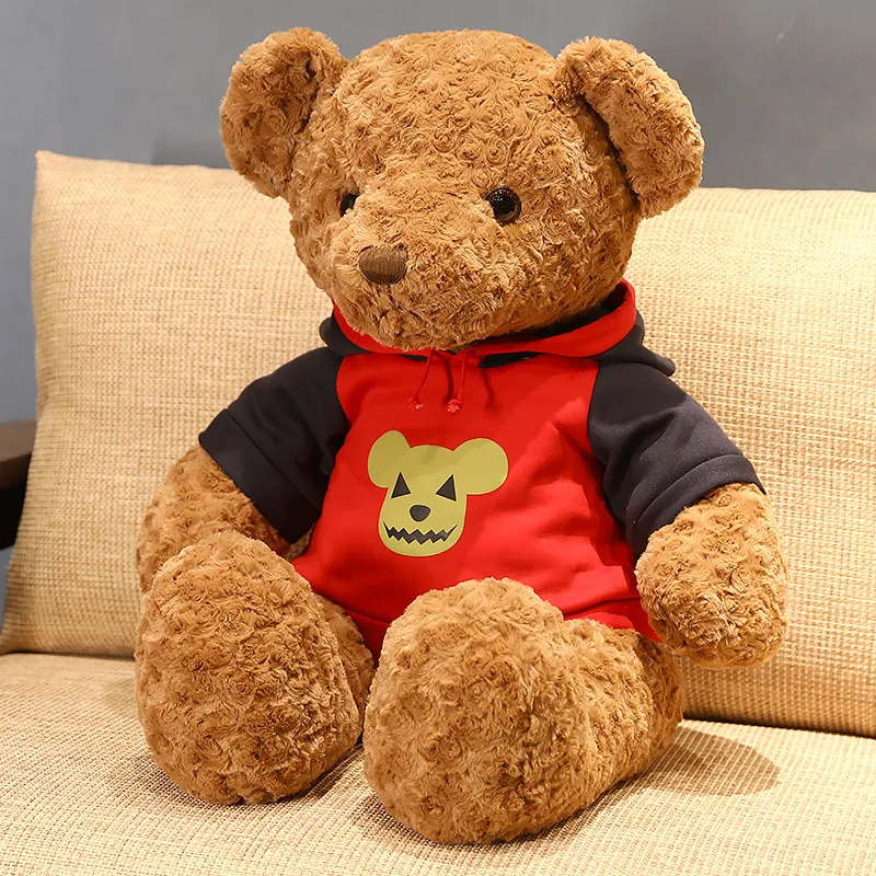 Custom Soft Stuffed Teddy Bear Plush Toy Sleeping Bed Pillow Children