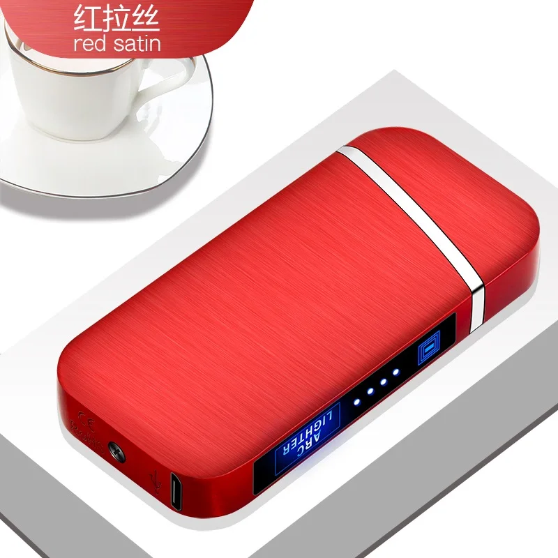 JOFI Free Shipping Rechargeable Flameless encendedor usb USB Coil Lighters Electric Sublimation cust