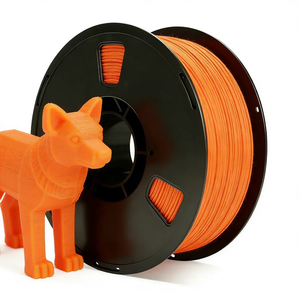 filament PLA do druku 3D, średnica 2,85 mm, 1 kg, wysoka precyzja, bez pęcherzyków, temperatura drukowania 190–220 °C, niskie kurczenie, materiały eksploatacyjne