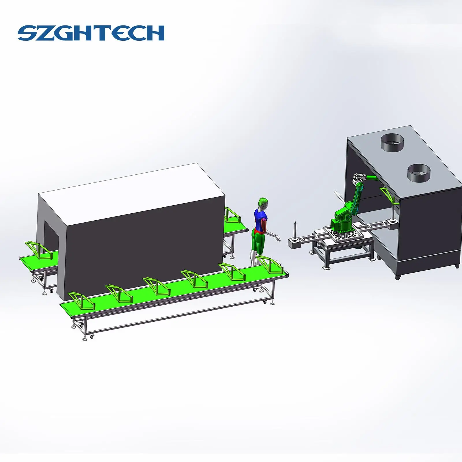  6 Axis Spray Painting Robot Arm 6 Axis for Industrial Manufacture