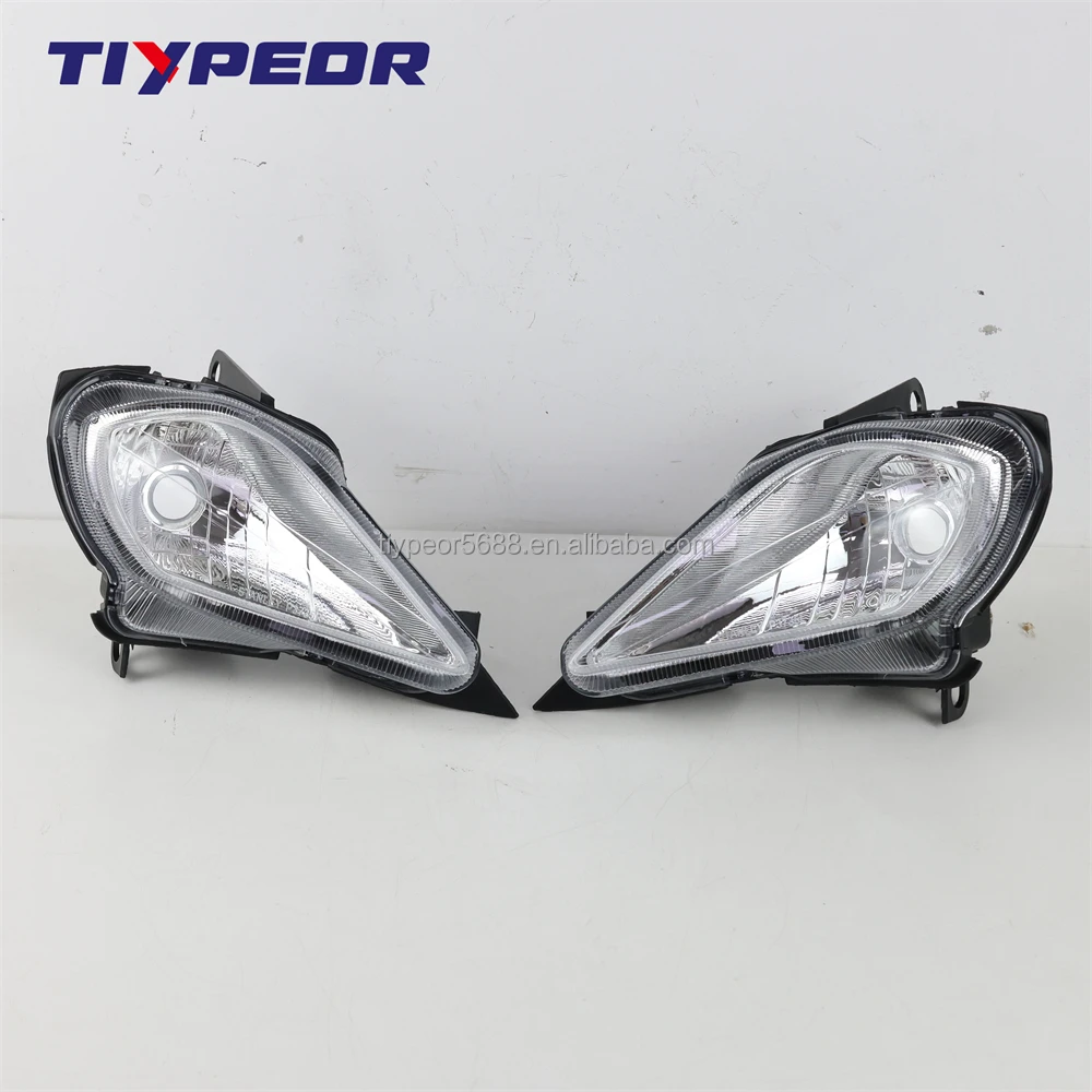 product tiypeor replacement for yamaha raptor 700 350 yfz 450 wolverine right left headlight cover lens assembly 5tg 84310 03 00-4