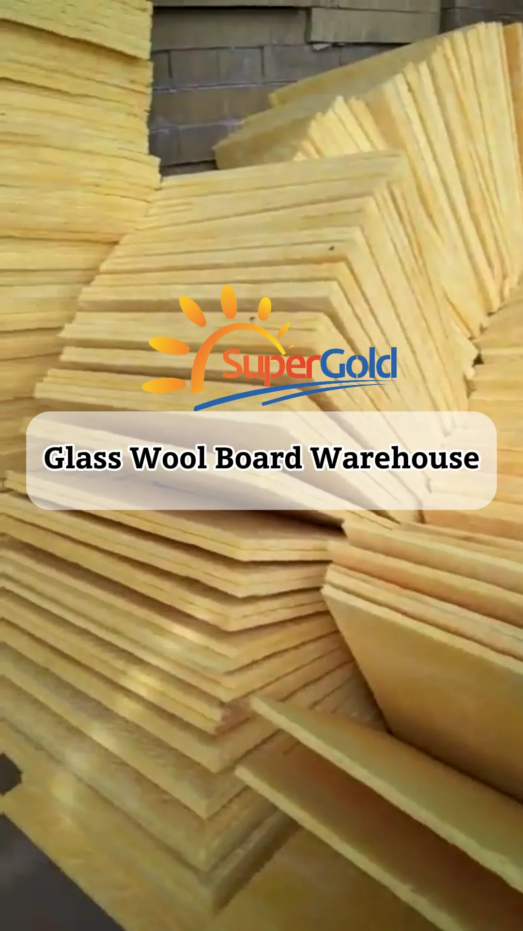 Supergold Glass Wool Insulation Board Soundproof Insulation Panel
