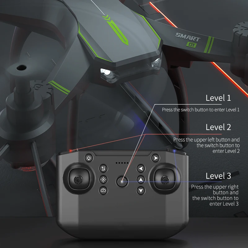 JRC H105 Remote Control Quadcopter WIFI Camera Image Transmission Drone Easy to Operate Children's Beginner Toys