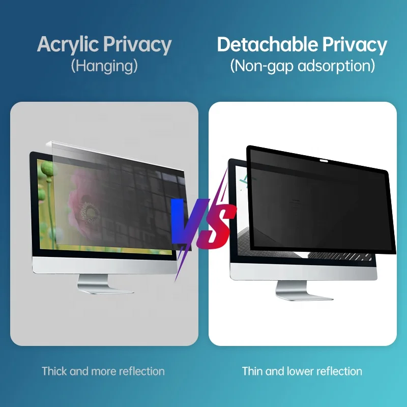 LFD 10 Removable Sealant Magnetic Suction Privacy protection Monitor Accessories for imac 27 Computer 2020 Screen Protector - Image 3