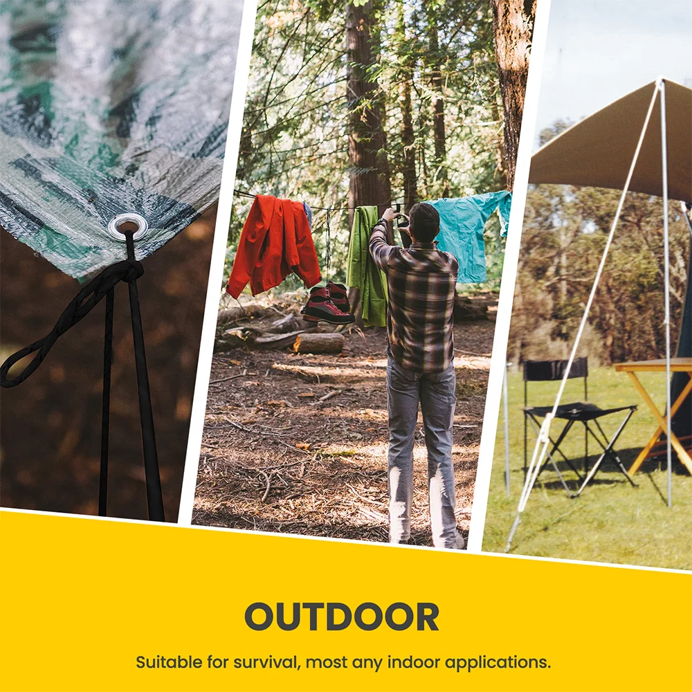 West Coast Paracord 550lb Paracord Spools - 7 Strand Type III Tactical Parachute Cord For Hiking