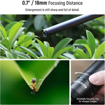 NEEWER LS-51 18mm 2X Macro Probe Lens  for Mobile Phone Video Recording, for NEEWER Phone Cage Compatible With iphone Samsung. detail image