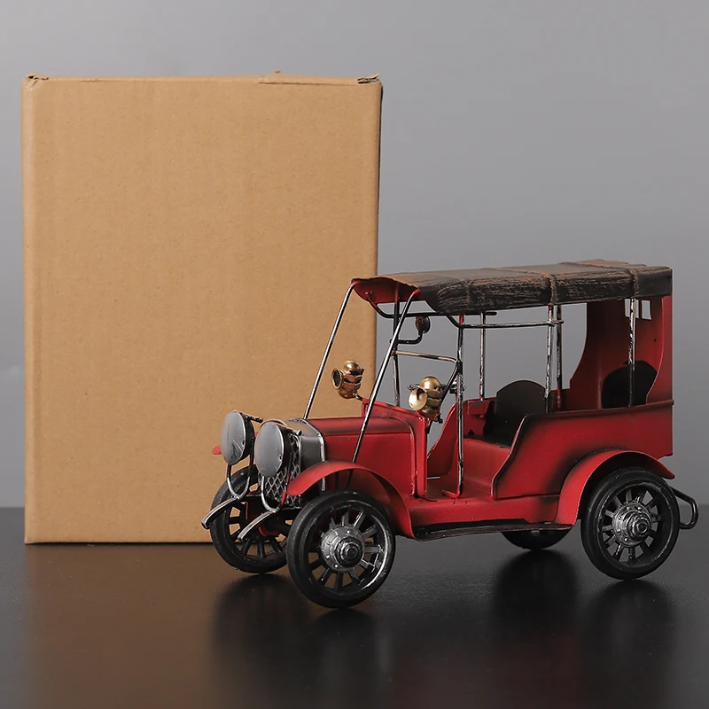 Modern Metal Crafts Vintage Home Decor Vintage Car Models Decorative