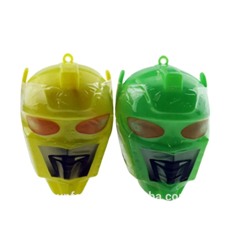Funny robot surprise egg toy candy with sticker