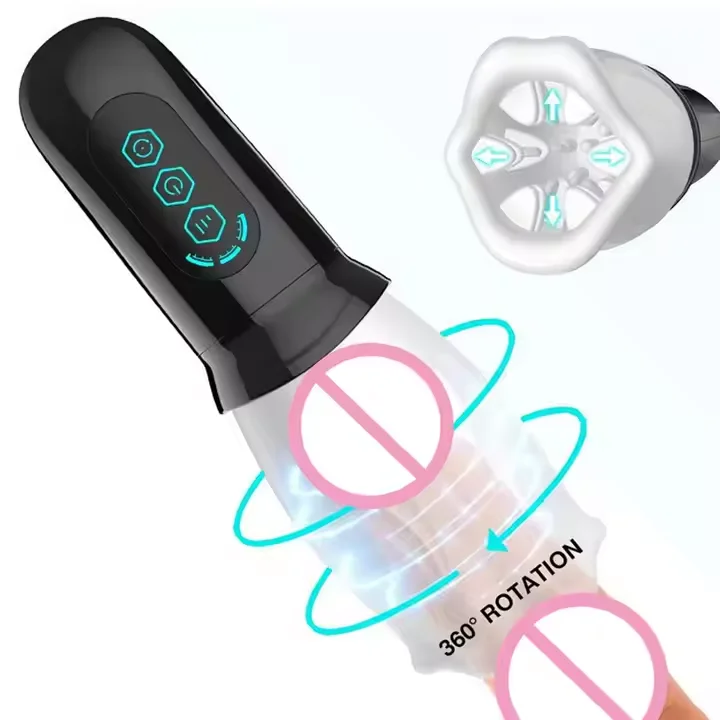 Electric Male Sex Toys Masturbator for Men Masturbation Male Ribbed Sleeve  Masturbator Sexy Toys for Men