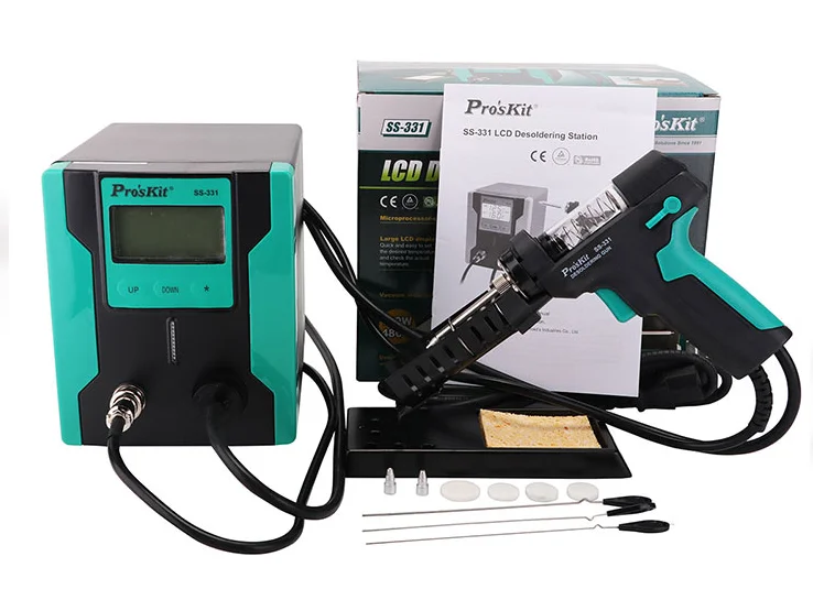 Precision Soldering Iron Station – LCD Digital BGA Desoldering Gun SS-331/331H, ESD Safe, Fast Heating, Adjustable Parameters