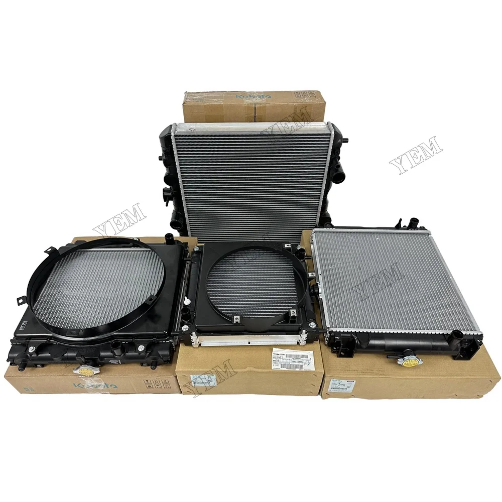 High Performance V1405 V1502 V1505 V1512 Assy Radiator for Kubota Engine Parts