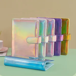 Wholesale PU Leather Cover Notebook Agenda A5 A6 Money Pocket Journal Cash Book Planner with Cash Envelopes Budget Binder