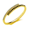 PVD ORO+NERO/CRISTALLO