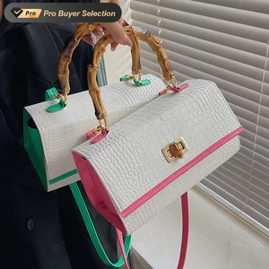 KALANTA 2026 Hot Sell Bags Women Handbags Ladies Bamboo Handle Purses Luxury Handbag Girls Trendy Hand Bags