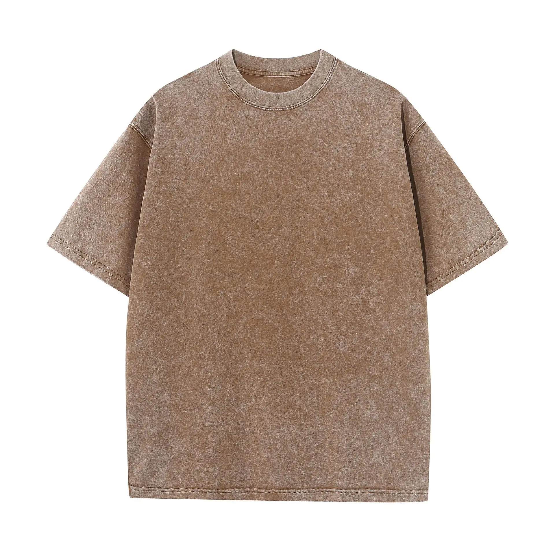 『TEN TEE ACID BROWN L』 Custom Printed T-Shirts for Men - Oversized & Sustainable