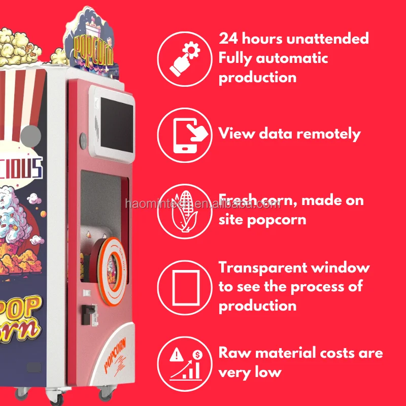 Multi Flavored Popcorn Maker Fast to Make Freshly Popped Popcorn Electric Popcorn Popper