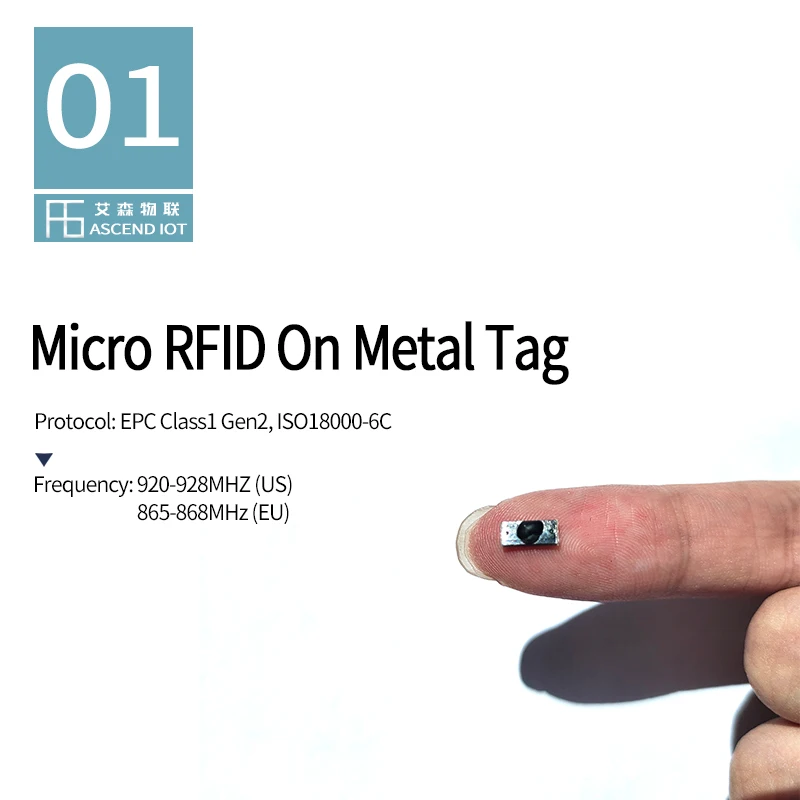 Micro Rfid On Metal Tags Uhf 860960mhz Antimetal Rfid Tags For Small Metallic Tools Tracking