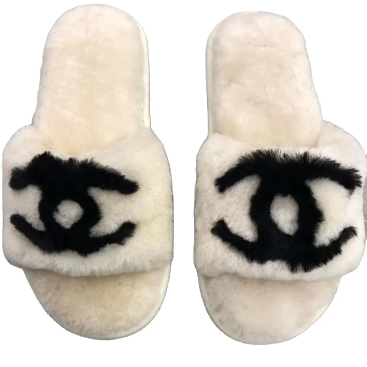 fur slippers for womens