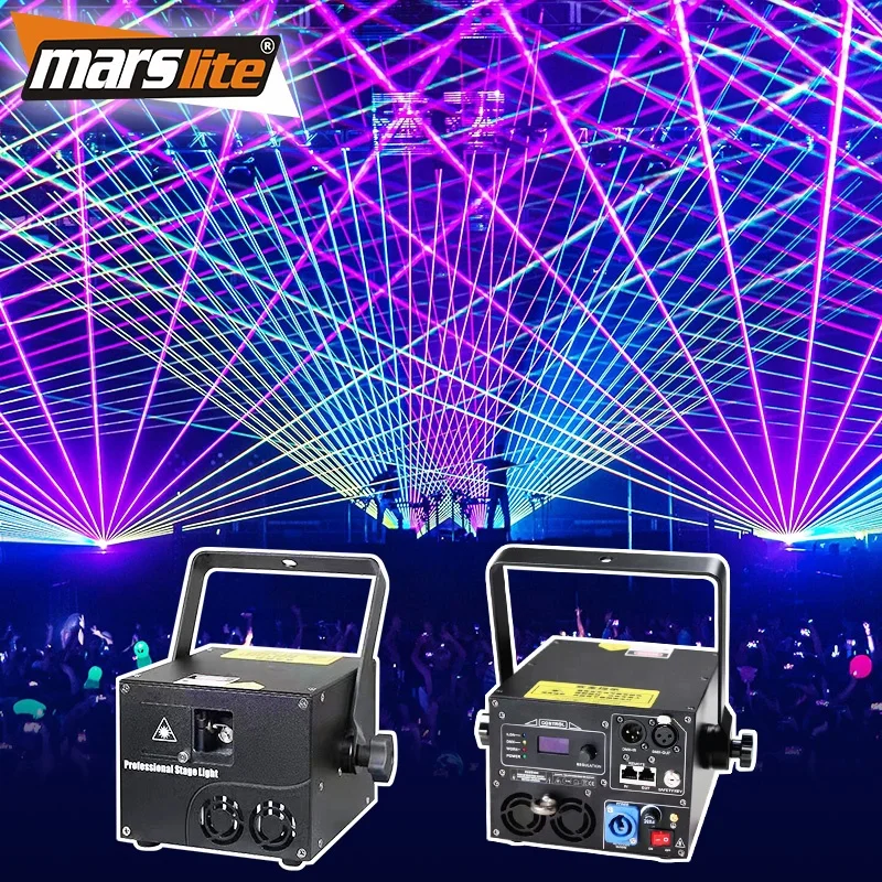 1W 3W 5W 10W Laser Show ILDA 3D Laser Projector for Clubs