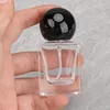 Transparent Bottle+ Black Cap