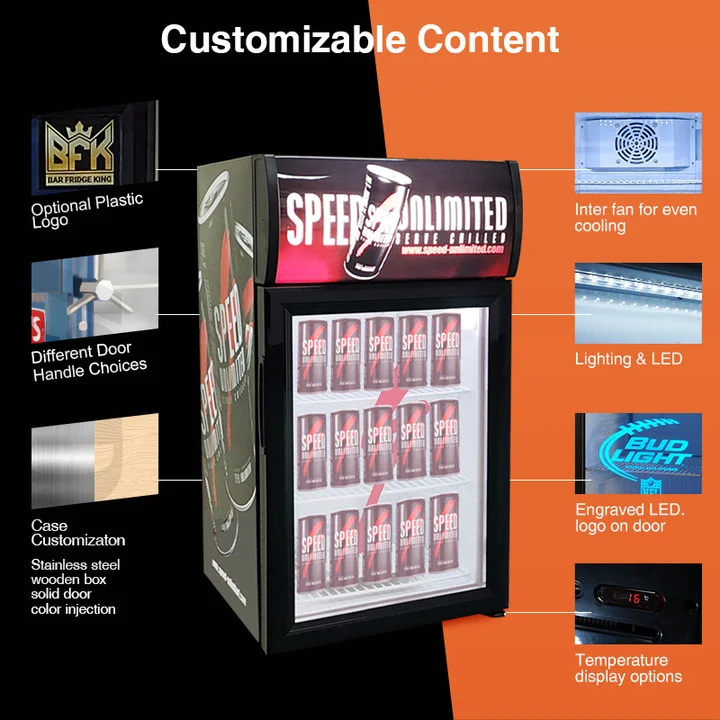 MEISDA SC40B 40L Mini Commercial Display Cooler for Beer