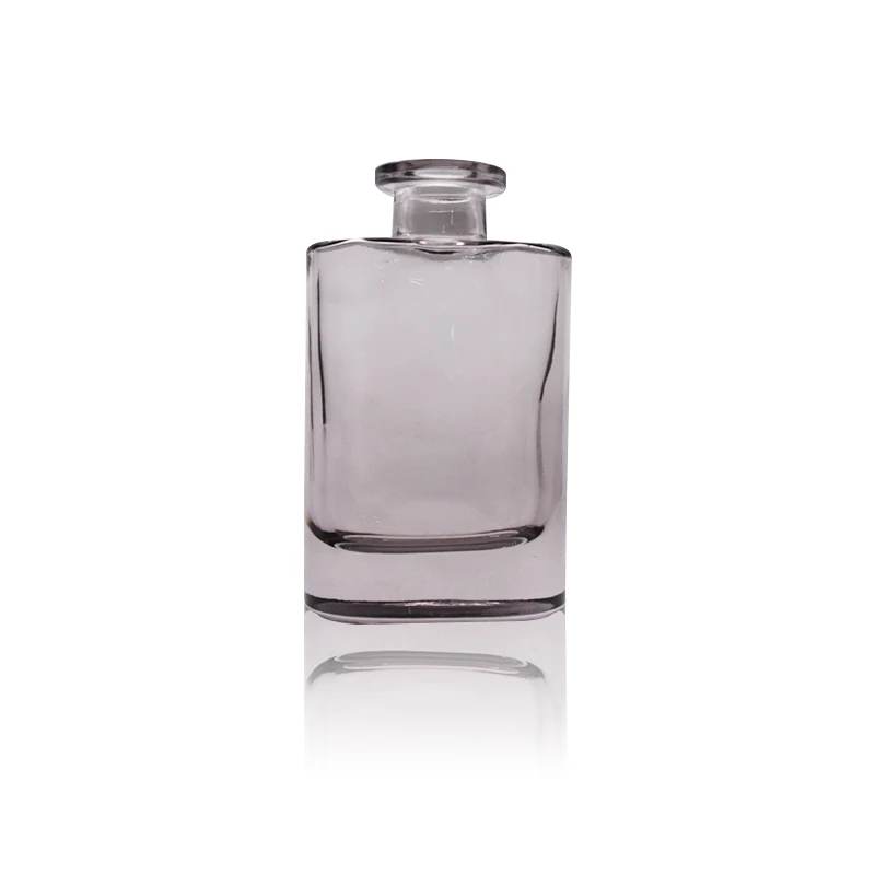 großhandel luxus leer reed diffusor glasflasche quadrat diffusor glasflasche  150ml schwarz diffusor flasche mit kappe
