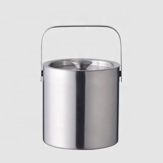 Creation Factory Direct 1.3L Double Wall Champagne Beer Keg Stainless Steel Wine Cooler Insulated Ice Bucket for Sale