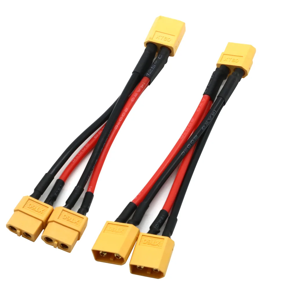 Xt60 Parallel Battery Connector Male/female Cable Dual Extension Y