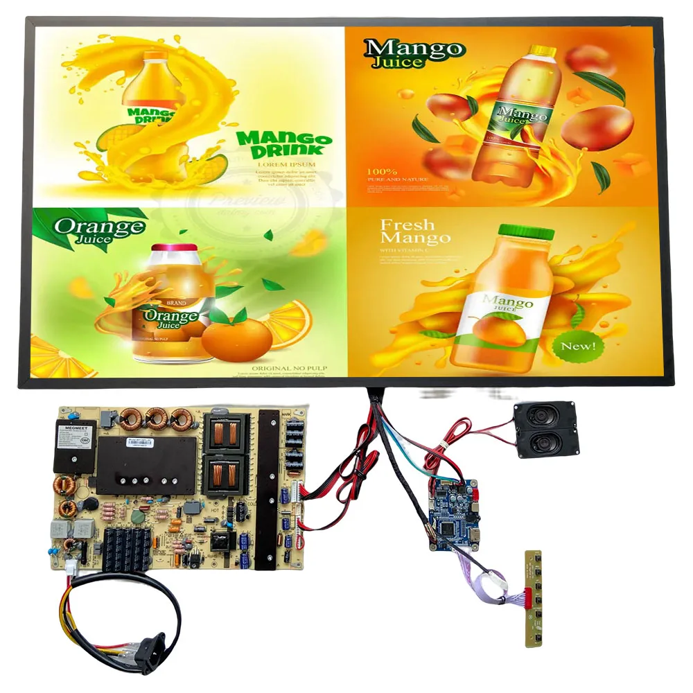 55 inch lcd panel 2000-5000nits High Brightness 4K Outdoor Display Street  3840x2160 outdoor lcd display advertising screen details