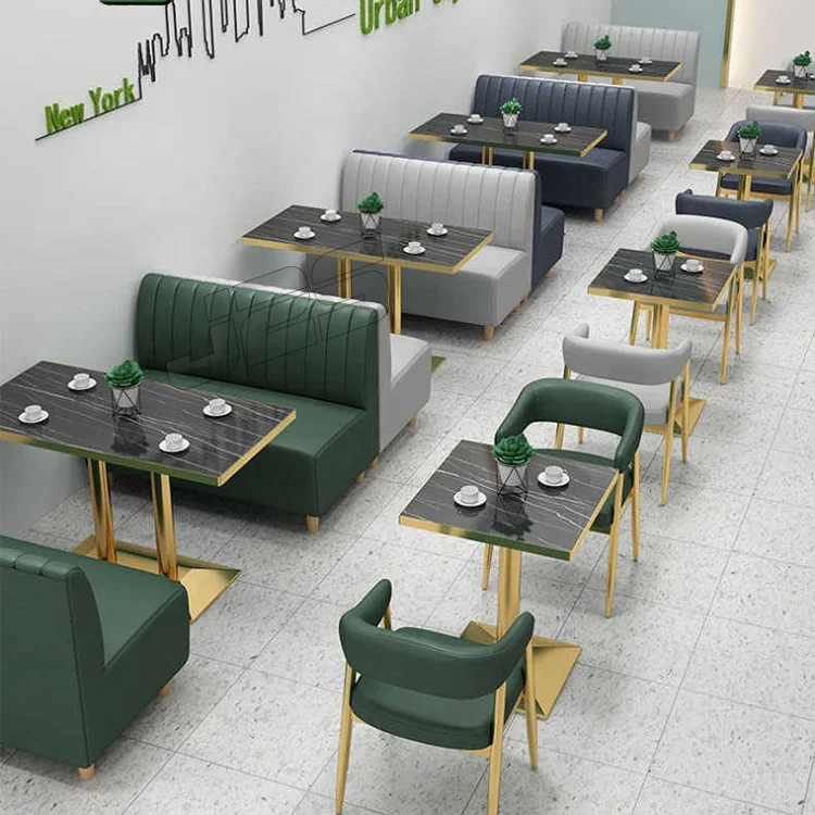 Stand de restaurante sofa booth seating restaurant furniture for cafe and  bar