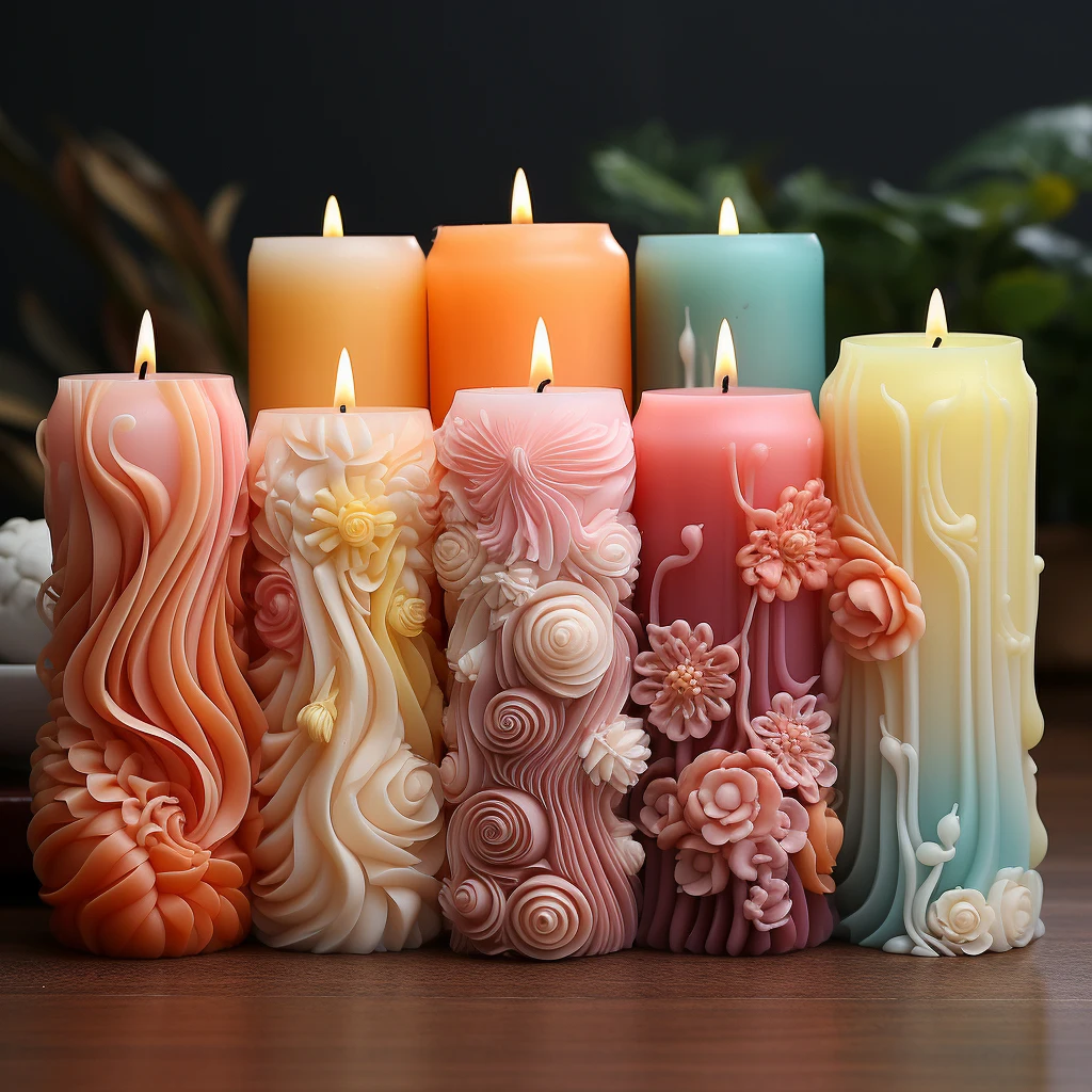 Dumo Customization Spring Collection Candle Silicone Molds For Candle