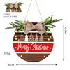 Couronne de Noël en bois