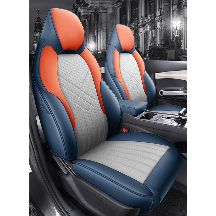 Byd Yuan Plus Atto 3 Cover Car Seat Creative Tie-Dye and Butterflies Custom 3D Mesh Car Seat Cover Set