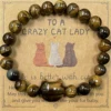Yellow Tiger Cat Bracelet