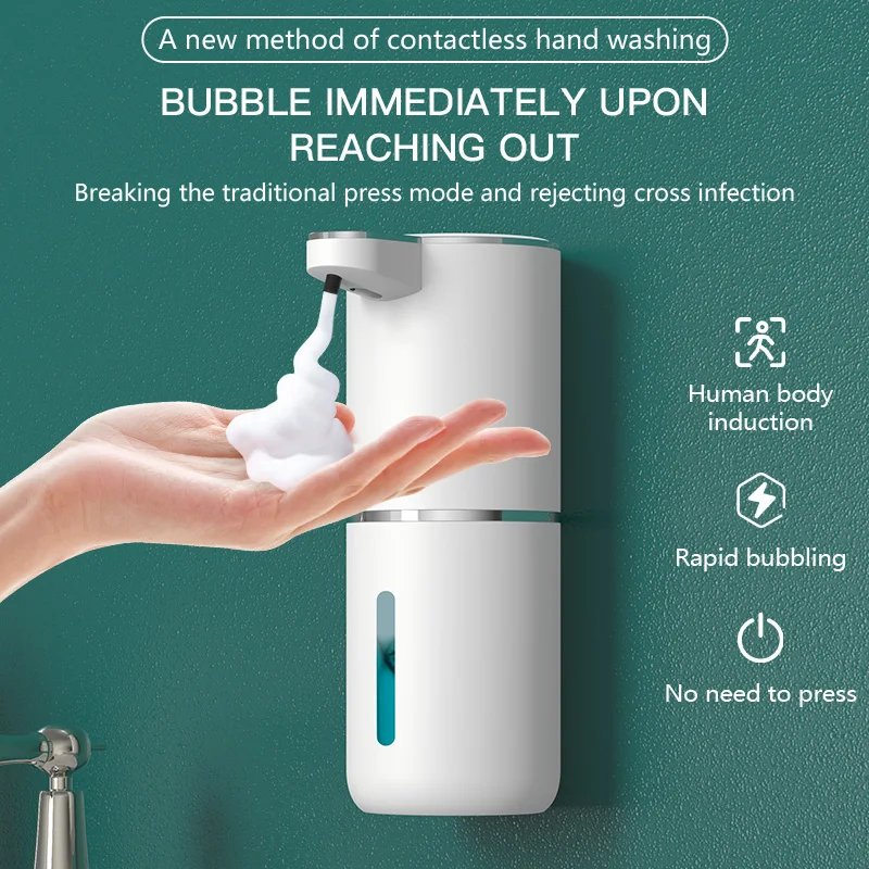 Home Kitchen Contactless Automatic USB Sensor Foam Automatic Liquid Soap Dispenser