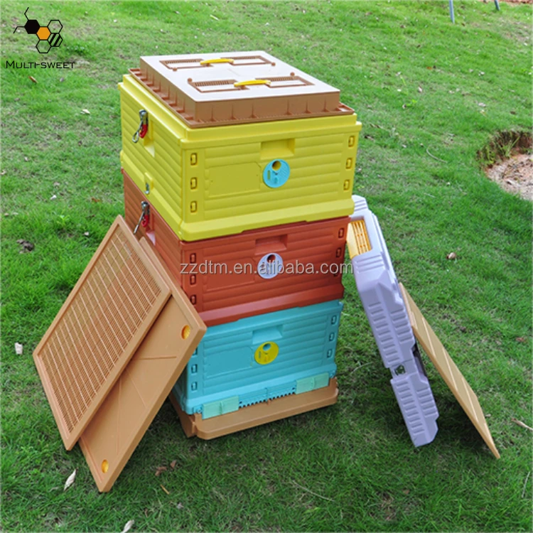 Plastic Bee Boxes Warehouse Stock HDPE Beehive Insulated Plastic Bee Hive
