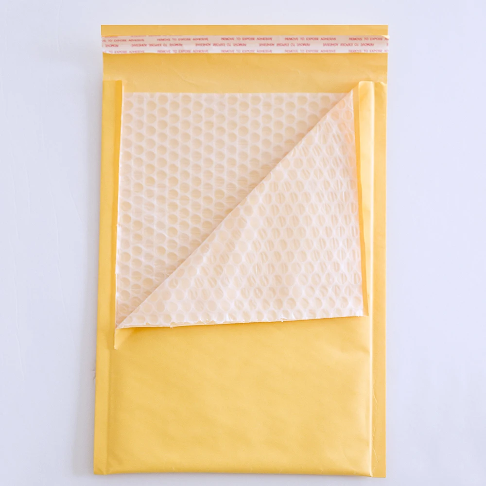 可回收牛皮包装气泡袋邮寄可堆肥气泡邮袋 - buy biodegradable