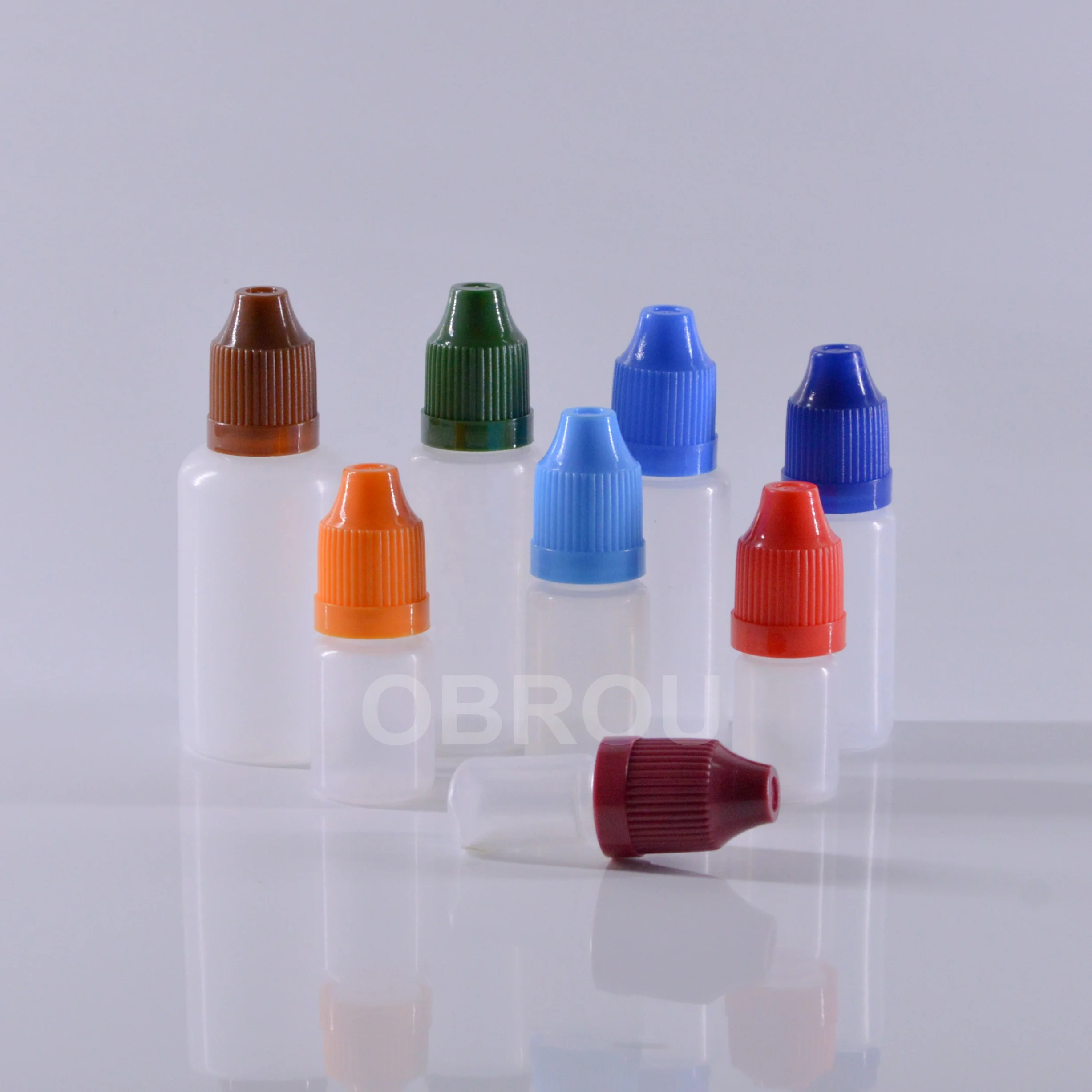 Squeezable Eye Drop Liquid Container 5ml 10ml Empty Plastic Dropper Bottle