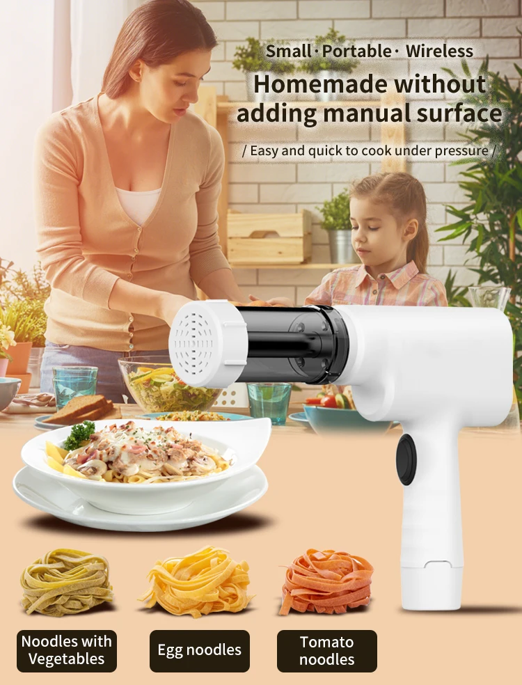 Handheld Household Electric Pasta Handheld Wireless Charging Pressure
