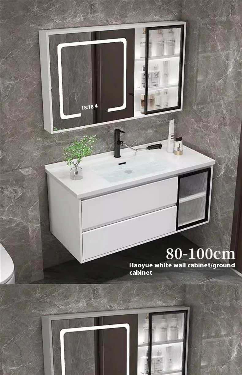 High Quality Hotel Bathroom Cabinet Vanity Customized With Bathroom Cabinet Vanity Modern Bathroom Furniture