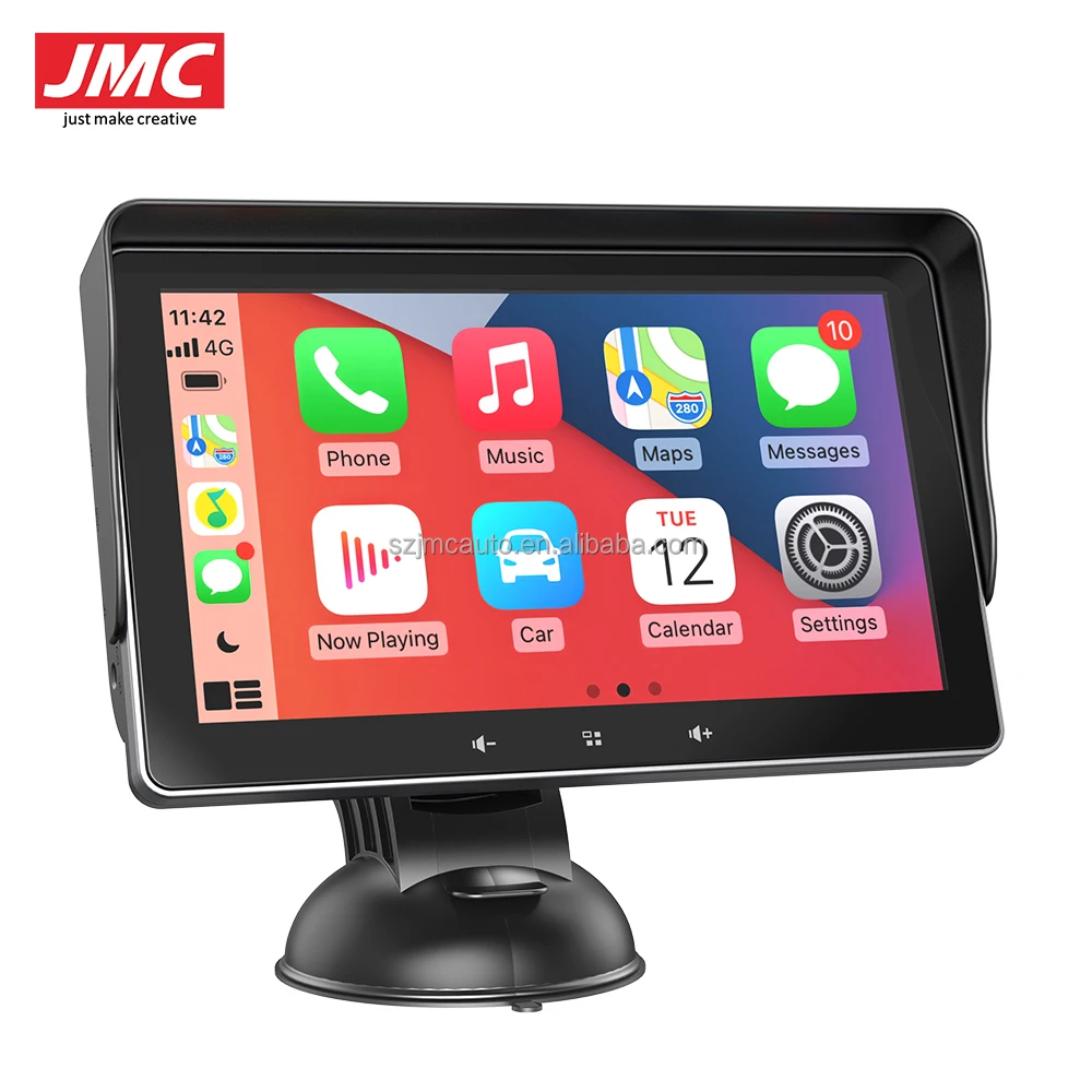 JMC Updated Version Navigation Car Apple Carplay 7 Inch Wireless Carplay Monitor 360 Degree