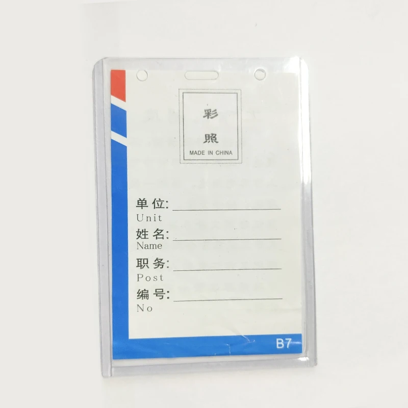 Foska Porta Badge in PVC Morbido Impermeabile Trasparente, Porta Tessera Identificativa in Plastica con Clip Foska Porta Badge in PVC Morbido Impermeabile Trasparente, Porta Tessera Identificativa in Plastica con Clip