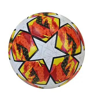 Good Hand Feeling Rubber Football Customized logo Soccer Ball for Promotion Outdoor Sports