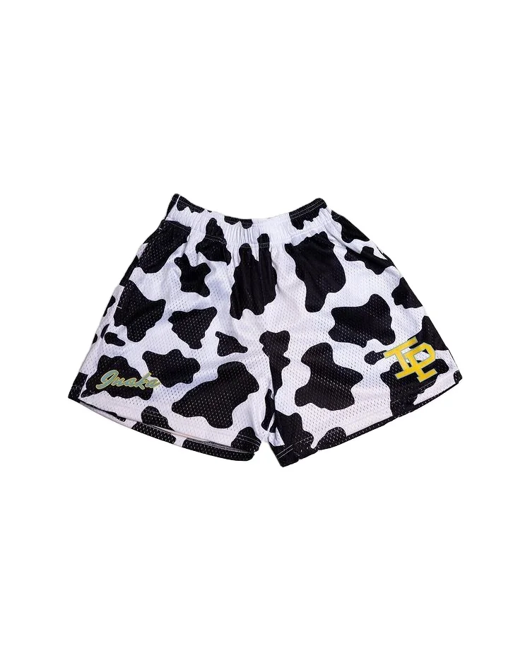 2023 OEM Custom  Mens Basketball Shorts Summer Large Size Shorts Animal Printing Breathable Polyester Mesh Shorts565_voghion.com