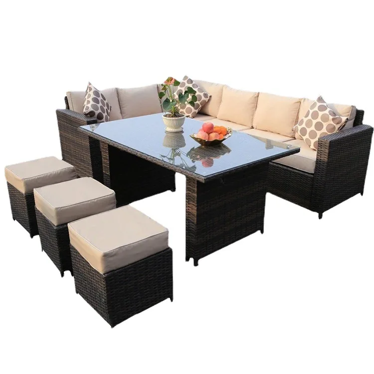 2023 Youtai Luxury Simple Art Rattan Garden Set Outdoor Courtyard Sofa ...