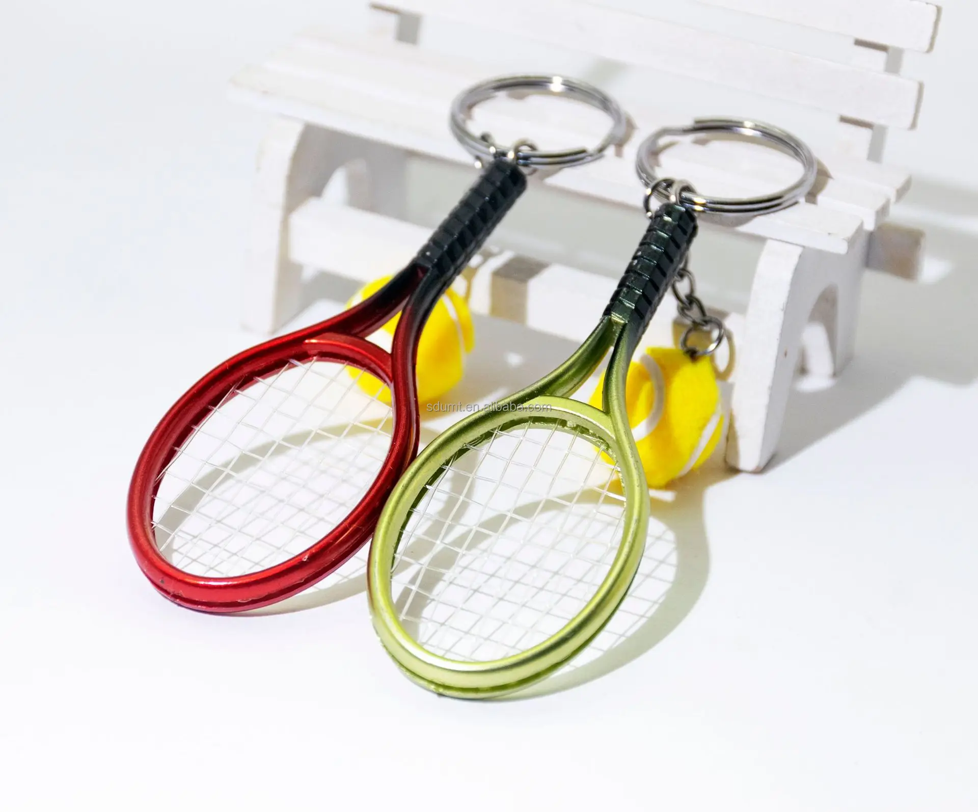 Tennis Ball Key Chain Tennis Racket And Ball Keychain Tennis Racquet