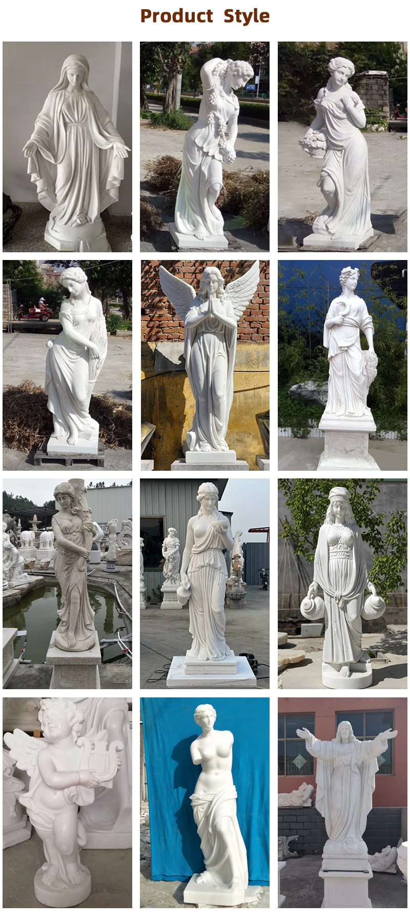 product hot sell white marble jade lion sculpture for home decoration-5